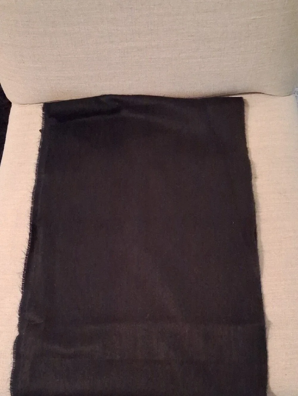 Charming Charlie Black Fringe Scarf